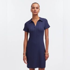 Madewell Ribbed Polo Mini Dress